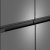 Холодильник Weissgauff WCD 450 Bru Steel Glass — фото 9 / 14