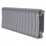 Радиатор отопления Royal Thermo Infinity 300 Silver Satin VR80 14 секций — фото 1 / 1