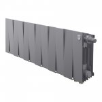 Радиатор отопления Royal Thermo PianoForte 200 Silver Satin VDR80 12 секций — фото 1 / 2