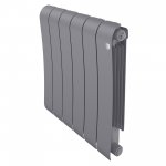 Радиатор отопления Royal Thermo Infinity 500 Silver Satin 6 секций — фото 1 / 4