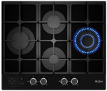Варочная панель газовая Haier HHX-G64CWSB — фото 1 / 6