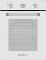 Духовой шкаф Meferi Light MEO456WH &mdash; фото 1 / 10