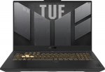 Ноутбук Asus TUF Gaming F17 FX707VJ-HX006 17.3", IPS, Intel Core 5 210H 2.2ГГц, 8-ядерный, 16ГБ DDR4, 512ГБ SSD, NVIDIA GeForce RTX 3050 для ноутбуков - 6 ГБ, без операционной системы, серый &mdash; фото 1 / 12
