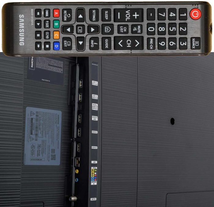 Samsung NU7170U интерфейсы