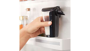 Крышка для LatteGo позволяет сохранить молоко в холодильнике свежим