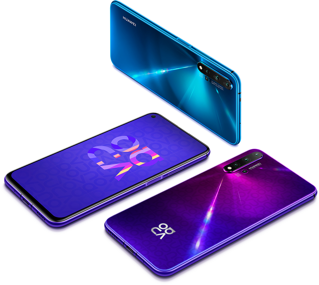 Смартфон Huawei Nova 5T 6/128Gb Purple в Красноярске купить по выгодной  цене - интернет-магазин Laukar