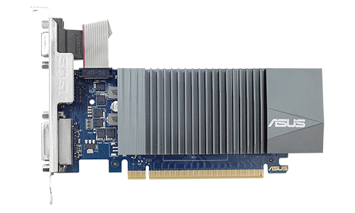 ASUS GeForce GT 710 954Mhz PCI-E 2.0 1024Mb 5012Mhz 32 bit DVI HDMI HDCP купить в Красноярске