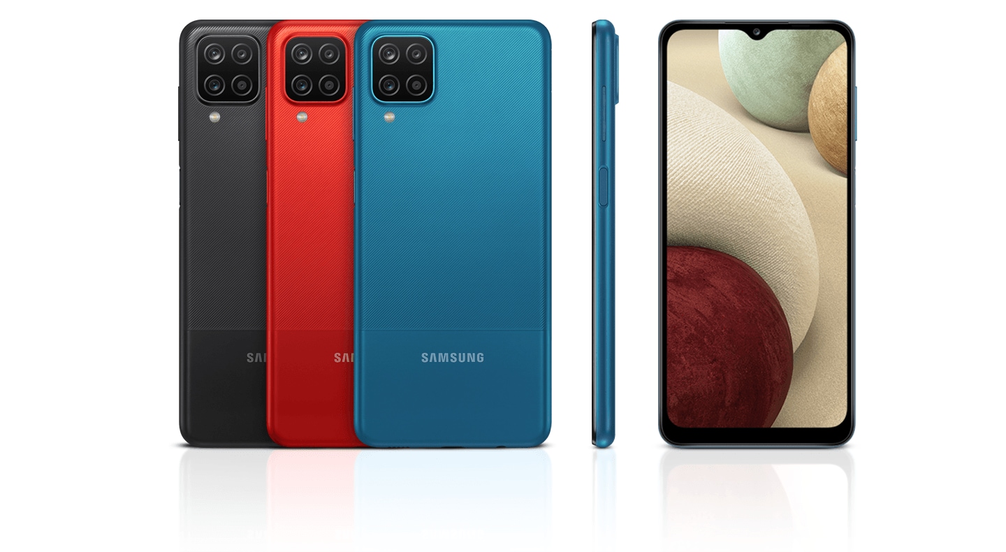 Смартфон Samsung Galaxy A12 64GB SM-A125F Blue в Красноярске купить по  выгодной цене - интернет-магазин Laukar