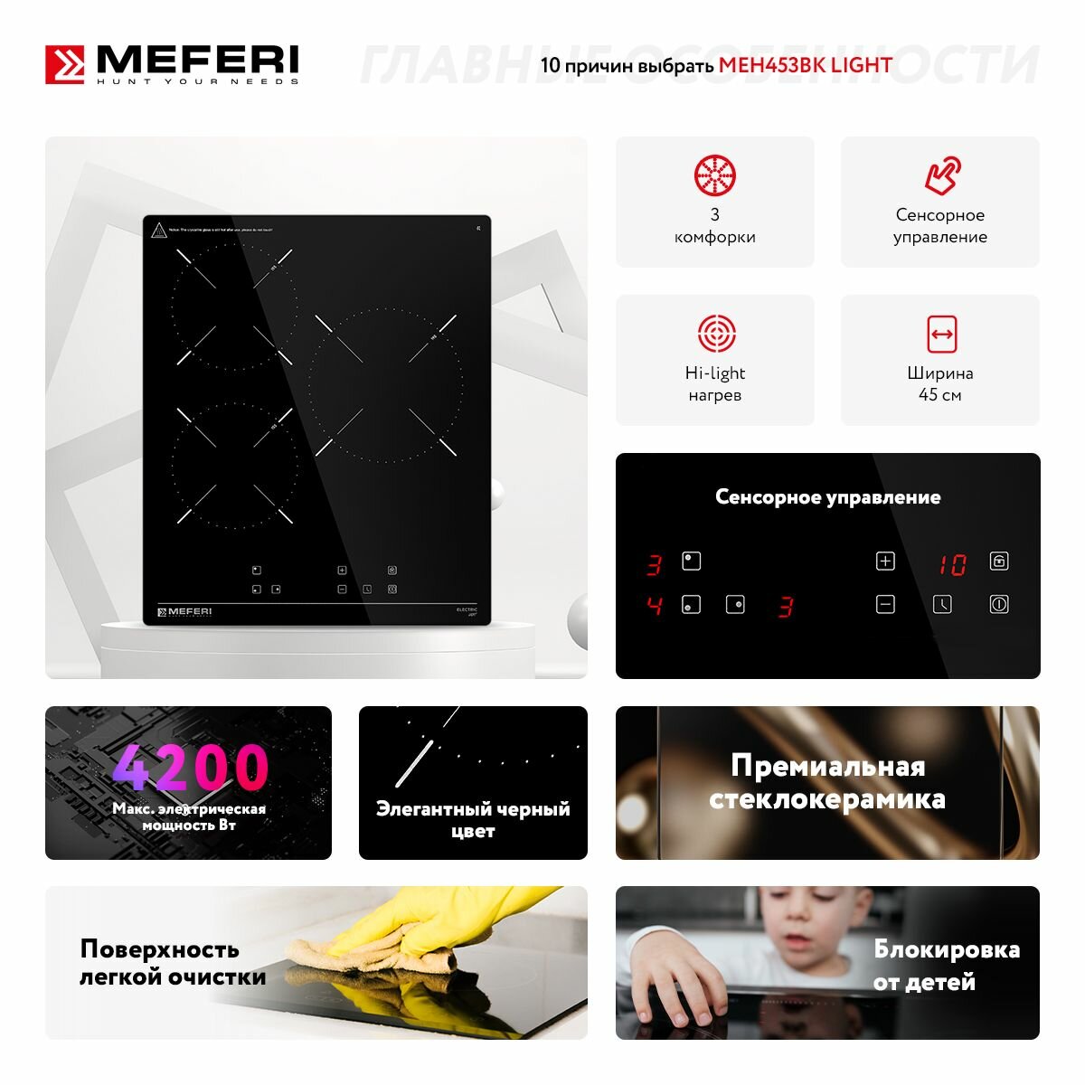 Meferi MEH453BK Light