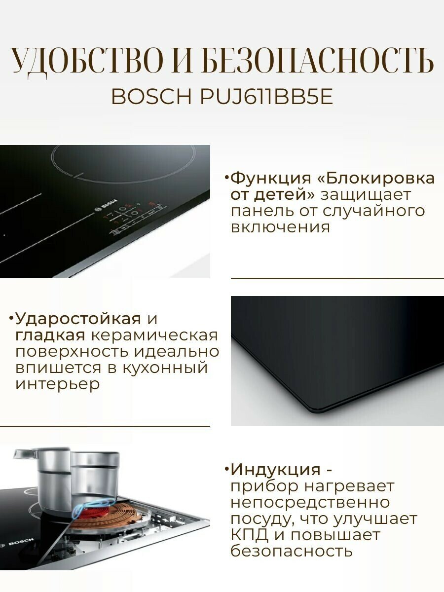Bosch PUJ 611BB5E индукционная купить
