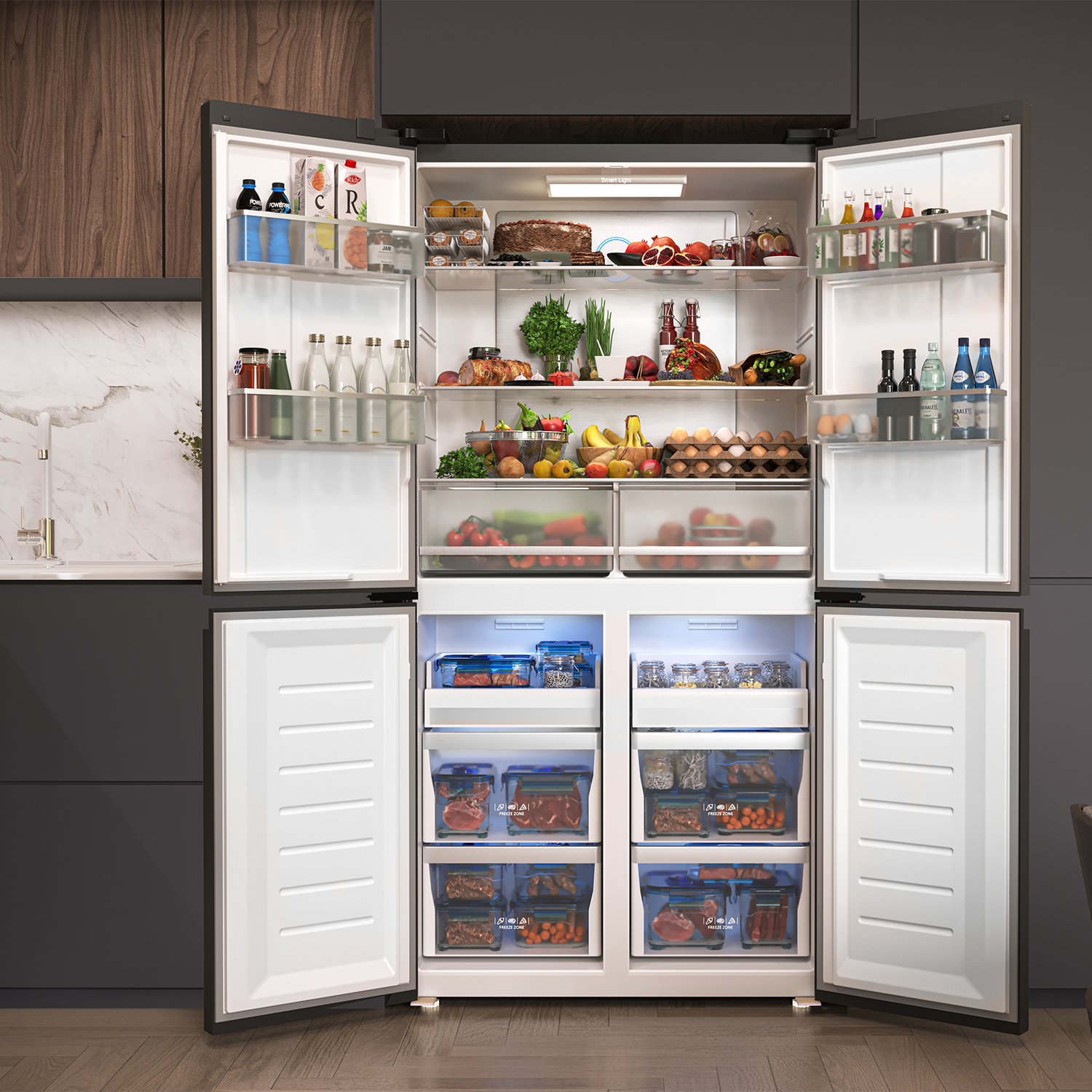 Холодильник LEX LCD505WOrID купить в Красноярске