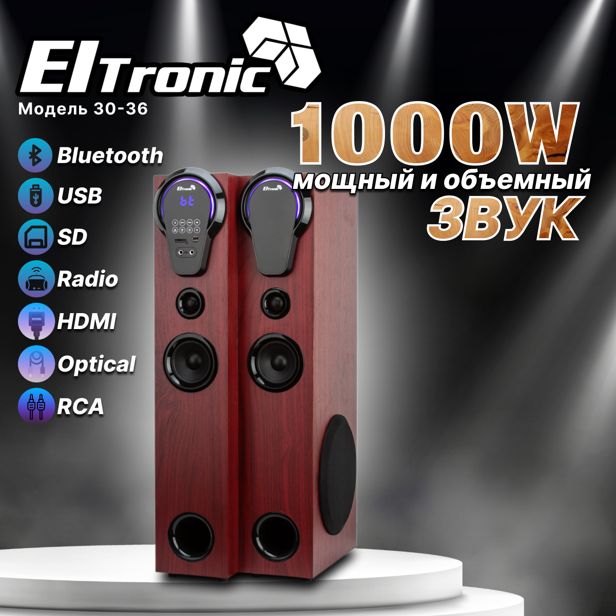Eltronic 30-36 Home Sound Red