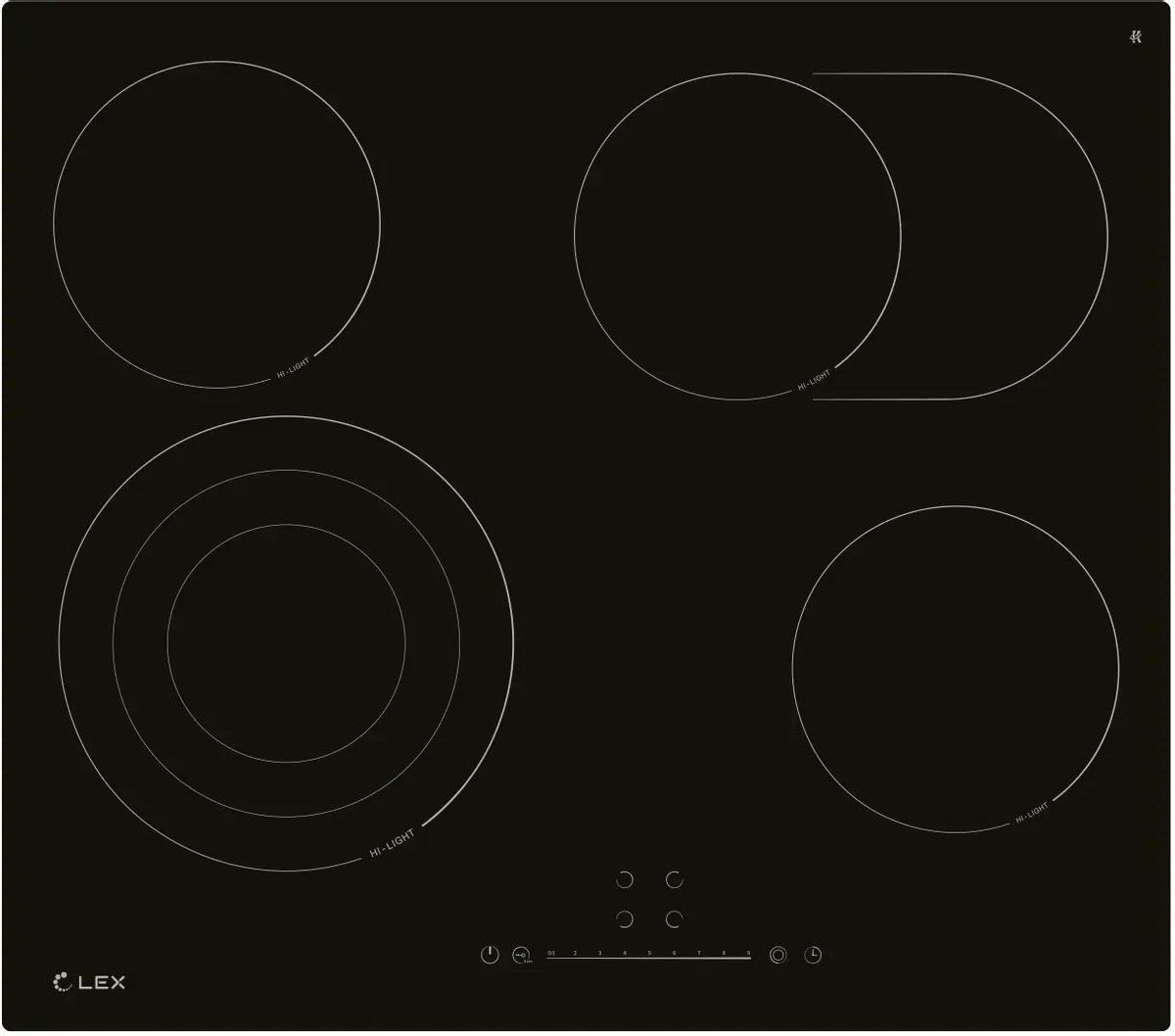 Варочная панель электрическая LEX EVH 642D BL купить в Красноярске
