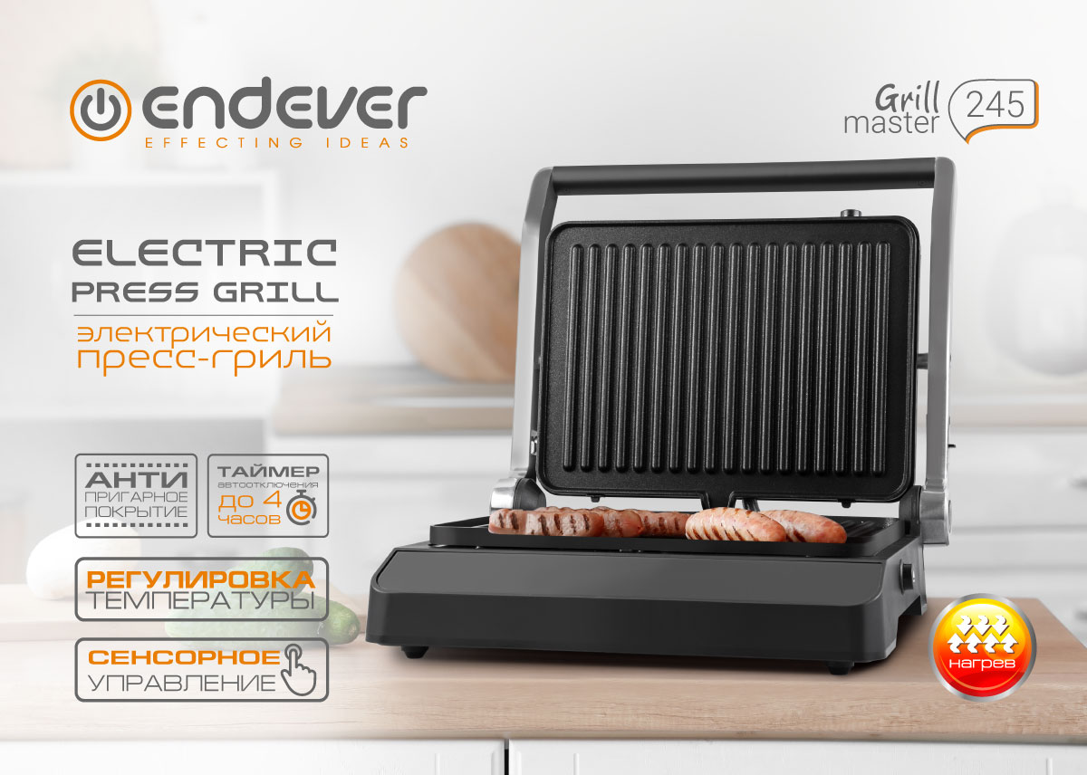 Гриль ENDEVER Grillmaster 245 купить в Красноярске