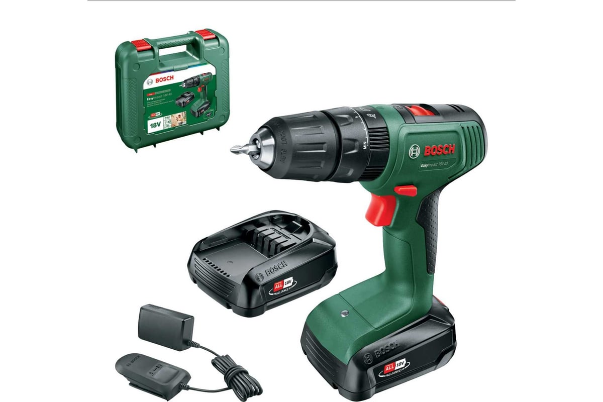 Дрель-шуруповерт Bosch EasyDrill 18V-40 [06039D8005] купить в Красноярске