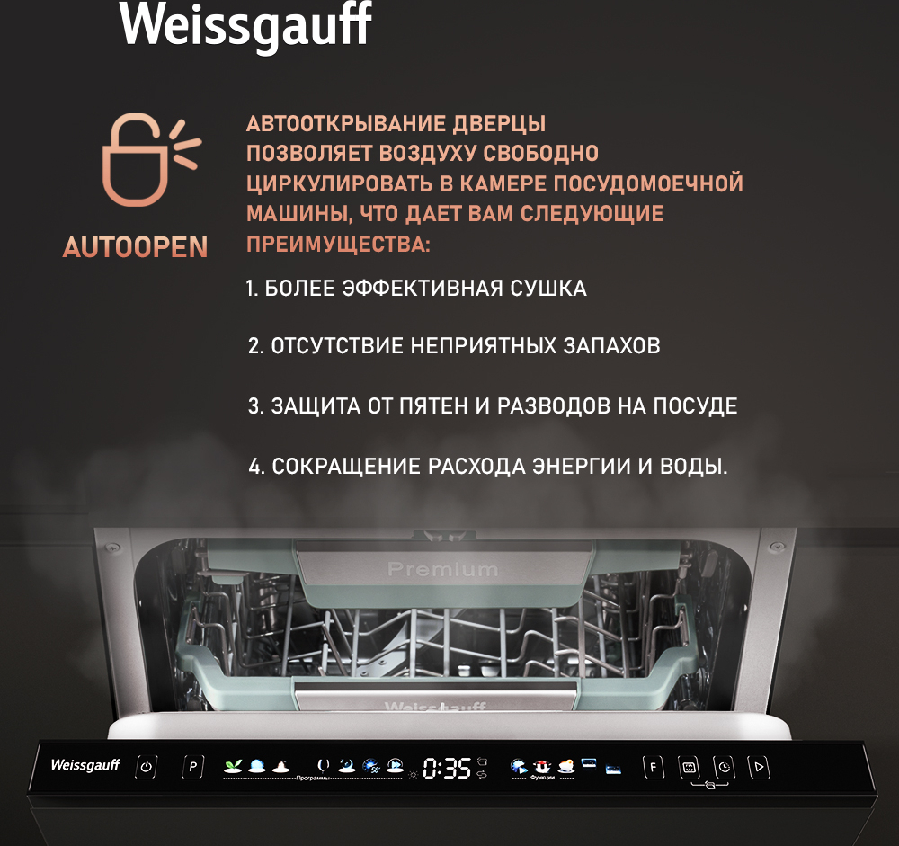 Weissgauff BDW 4160 Real Touch DC Inverter Timer Floor Красноярск