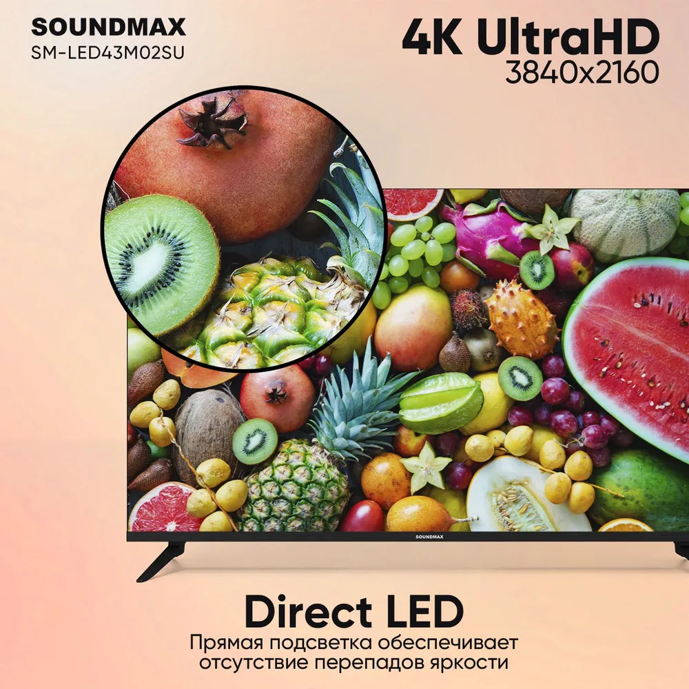 SoundMAX SM-LED43M02SU