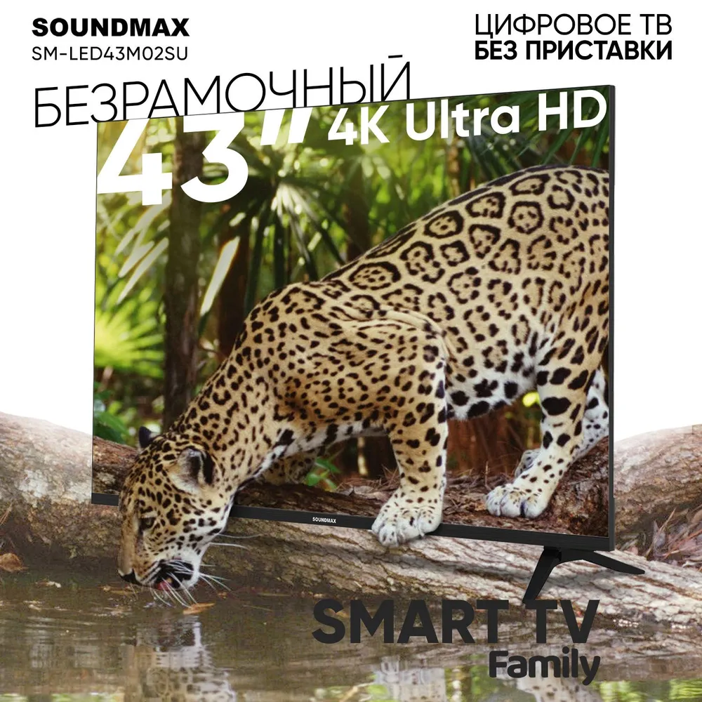 Телевизор SoundMAX SM-LED43M02SU купить в Красноярске