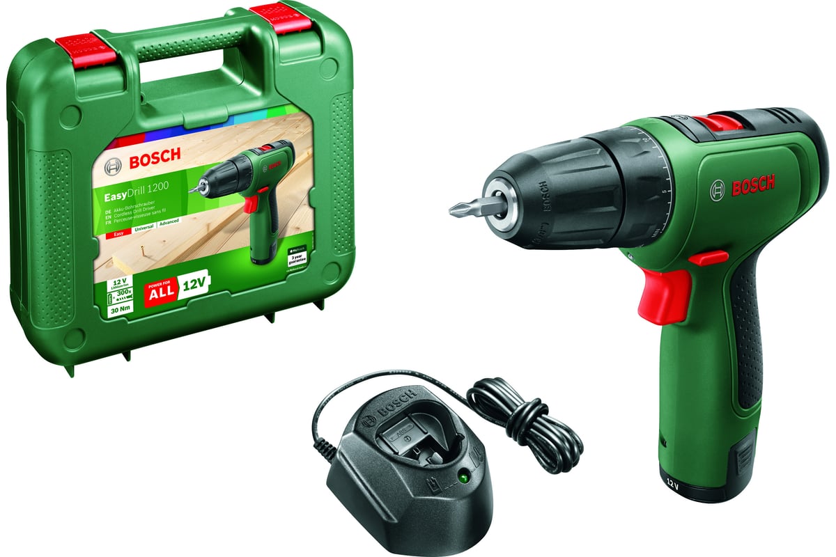 Дрель-шуруповерт Bosch EasyDrill 1200 [06039D3006] купить в Красноярске