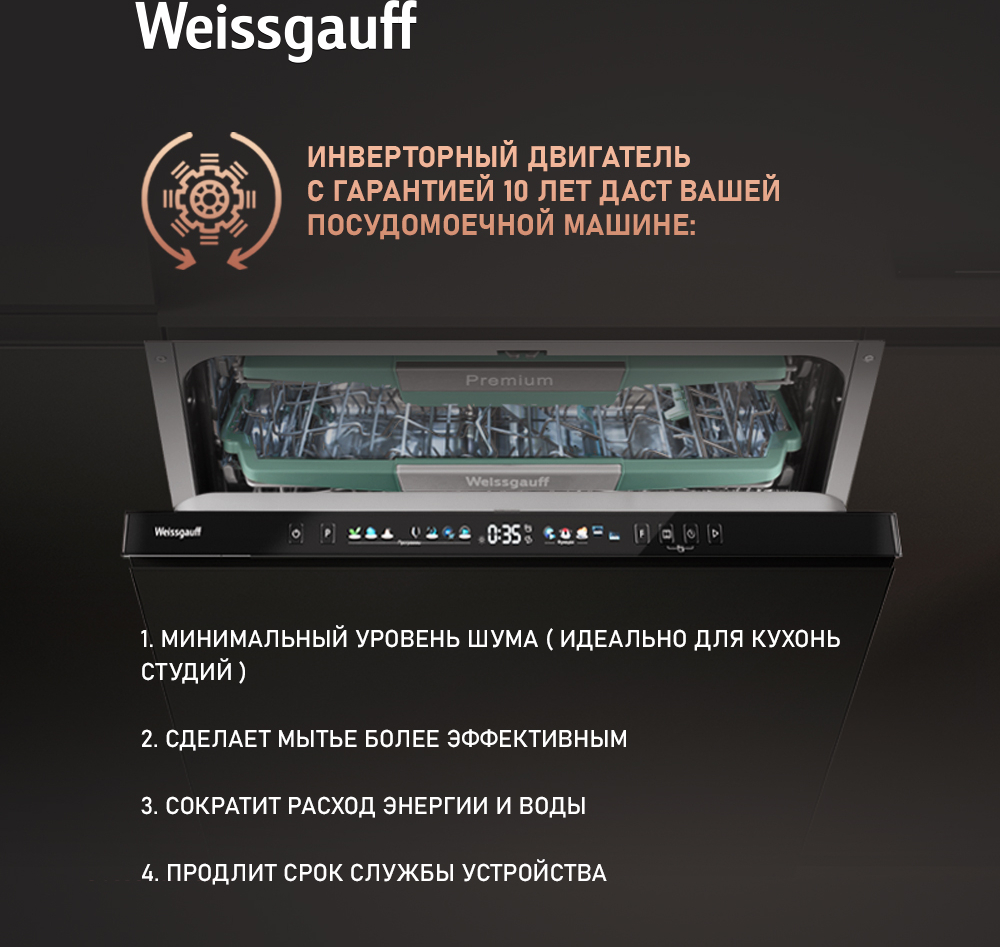 Weissgauff BDW 6140 Real Touch DC Inverter Timer Floor купить Красноярск