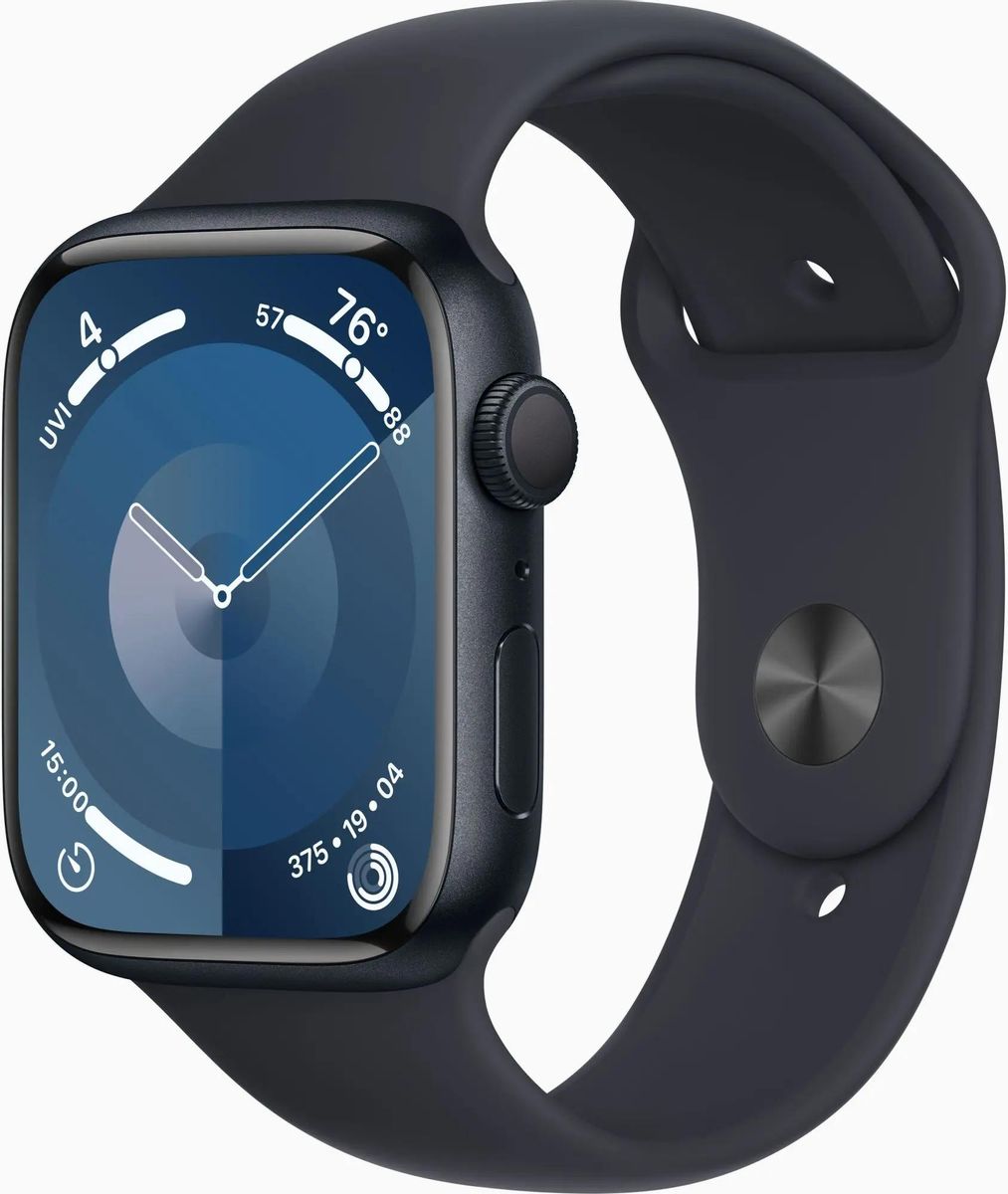 Смарт-часы Apple Watch Series 9 A2980 45мм Black [MR993ll/A] купить в Красноярске