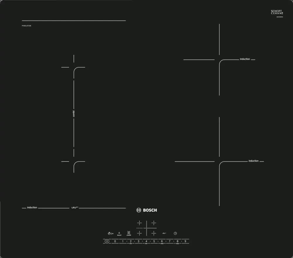 Варочная панель электрическая Bosch PVS 611FC5Z индукционная купить в Красноярске
