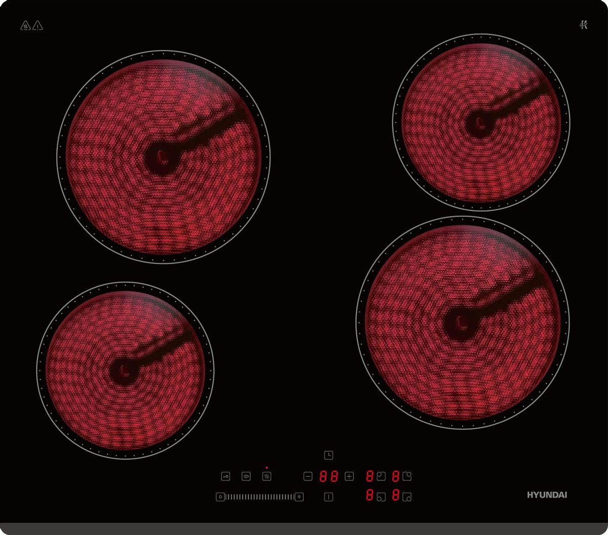 Варочная панель электрическая Hyundai HHE 6451 BG купить в Красноярске