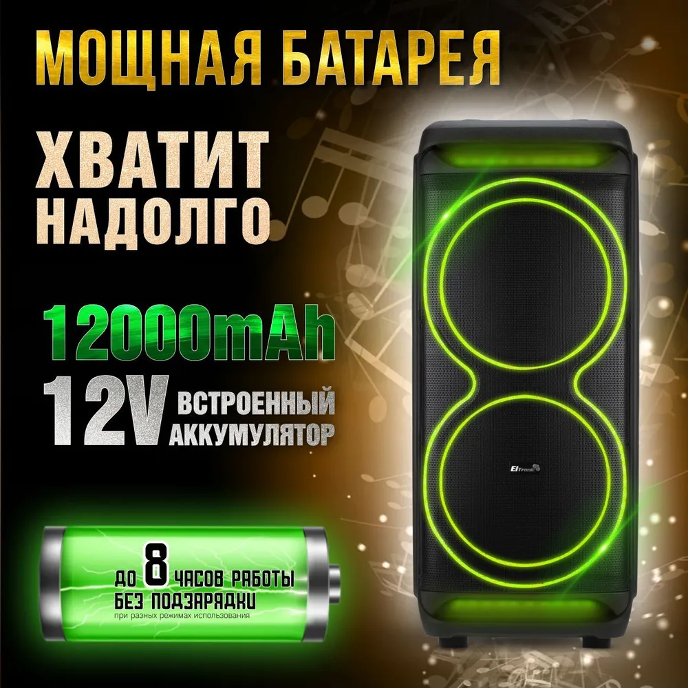 Портативная акустика Eltronic 30-55 Crazy Box 2000 купить в Красноярске