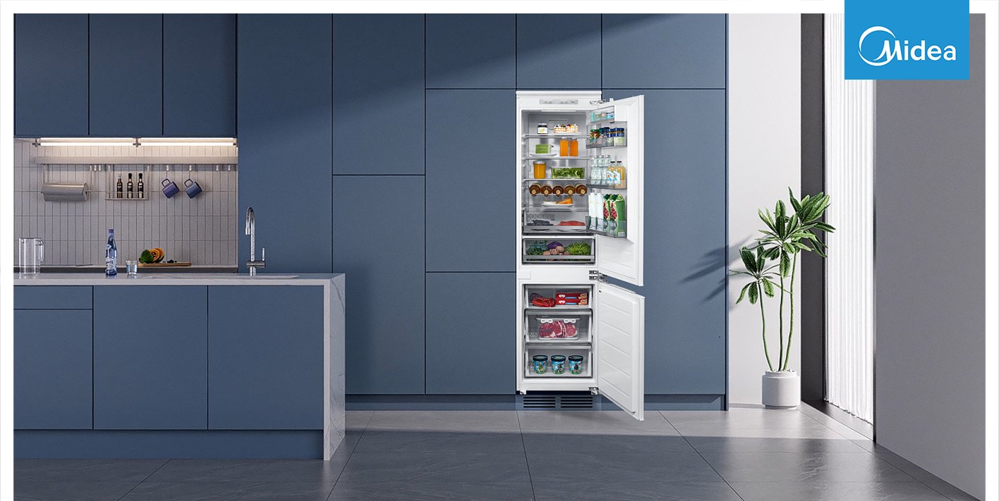 Midea MDRE416FGE01M Встраиваемый холодильник Midea MDRE416FGE01M купить в Красноярске