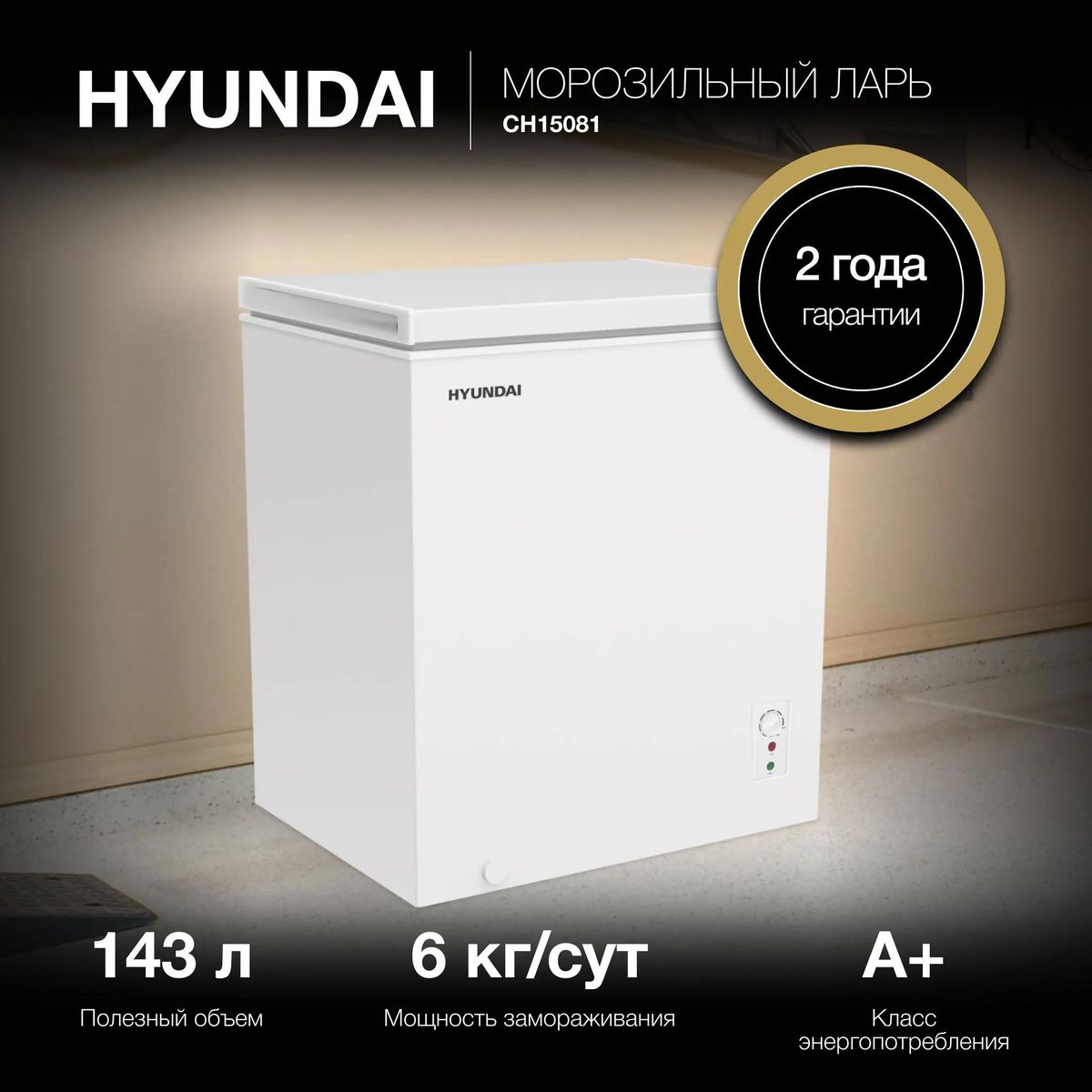 Морозильный ларь Hyundai CH15081 купить в Красноярске