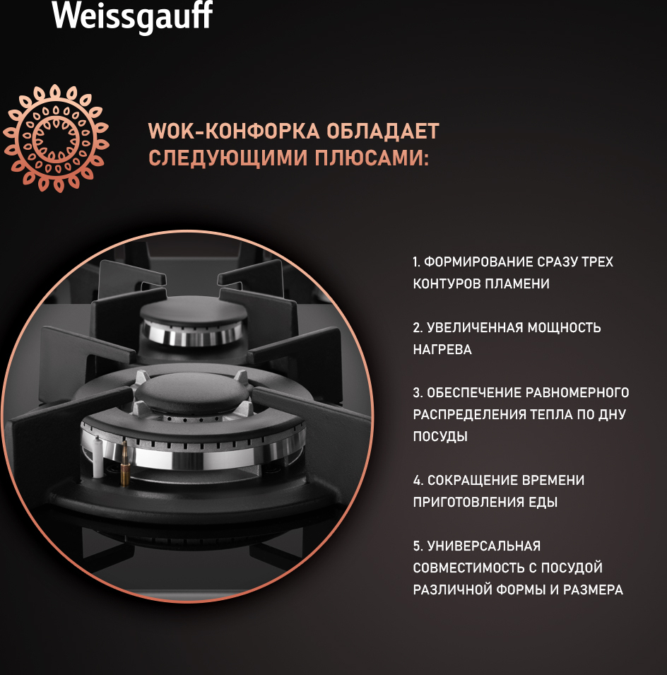 Weissgauff HGG 640 BGB купить Красноярск