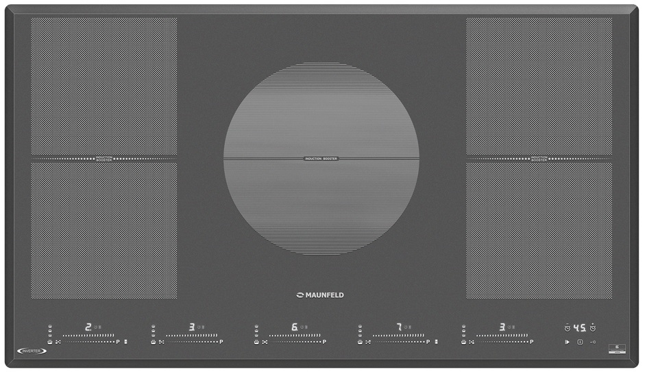 Варочная панель электрическая Maunfeld CVI905SFDGR Inverter индукционная купить в Красноярске