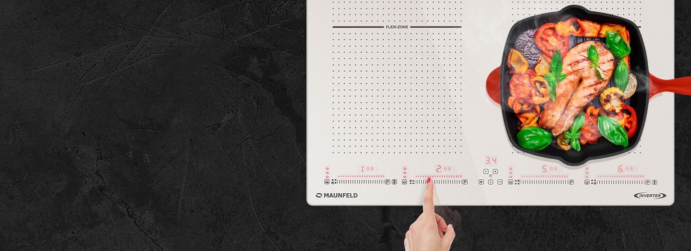 Варочная панель электрическая Maunfeld CVI594SF2WH Inverter индукционная купить в Красноярске