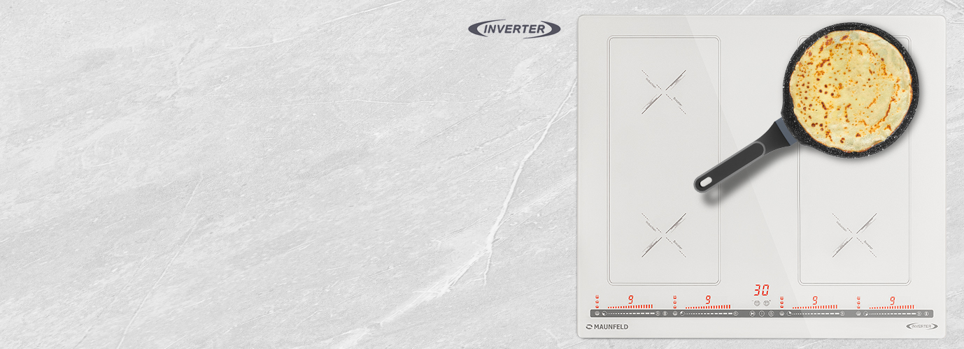 Варочная панель электрическая Maunfeld CVI594SB2WHA Inverter индукционная купить в Красноярске