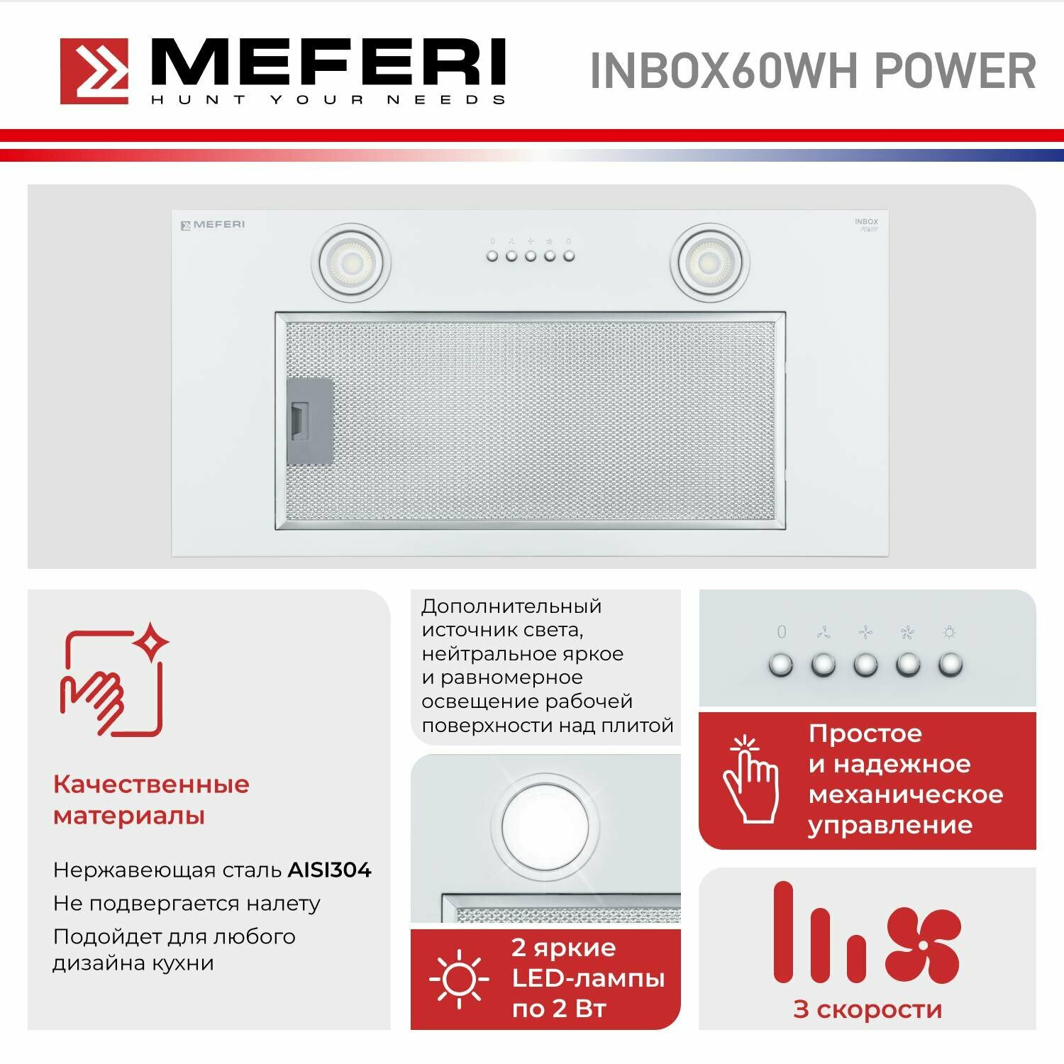 Meferi iNBOX60WH Power