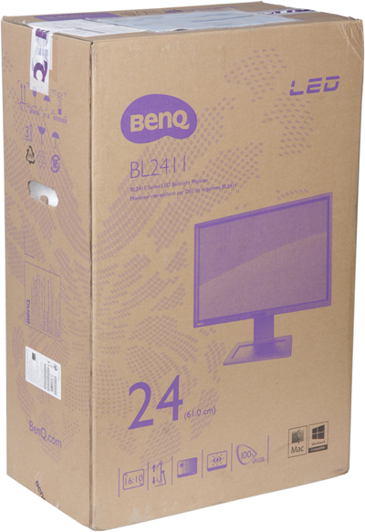 ЖК-монитор BenQ BL2411PT, коробка